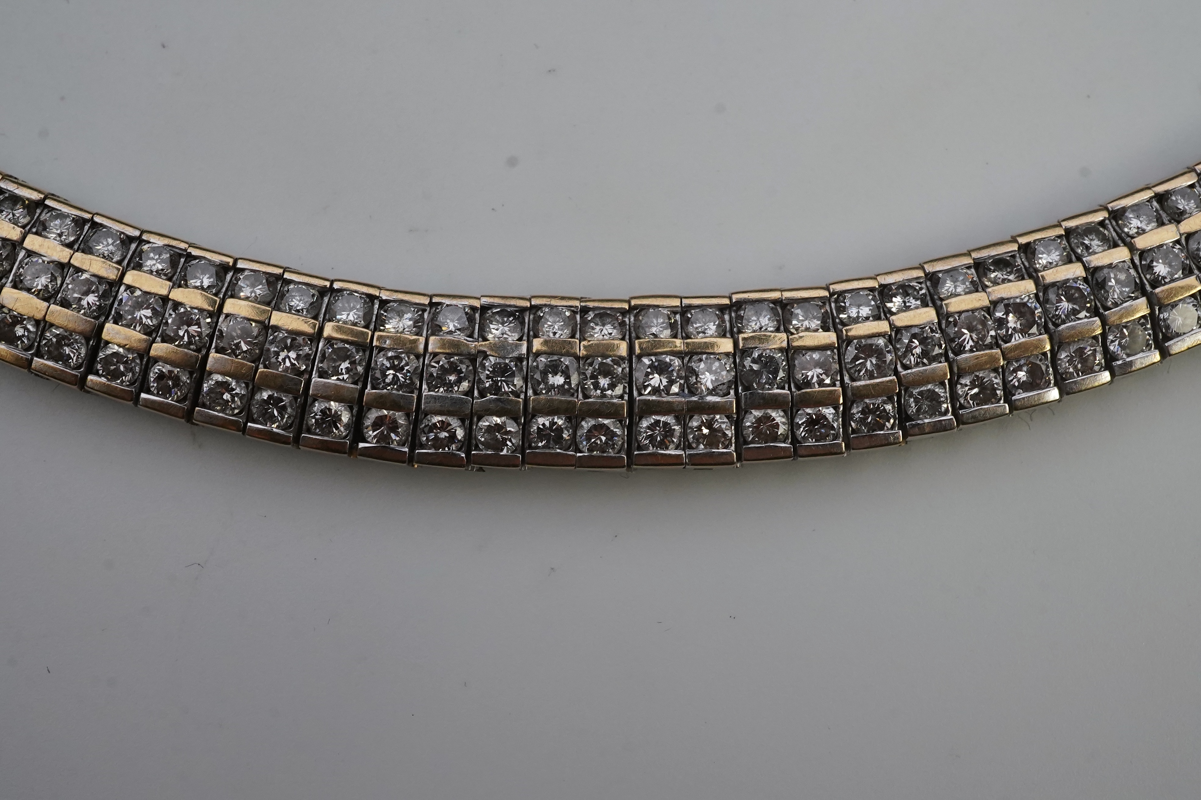 A diamond bracelet